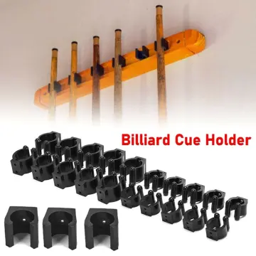 Cheap 12Pcs Rod Clip Billiard Cue Holder S/M/L Stick Holder