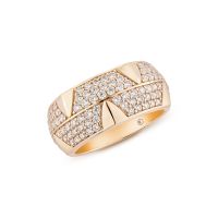 Maison de Jewels - Lucy Grand Pave Ring- แหวนเงิน โรสโกลด์ ดีไซน์ เพชร CZ