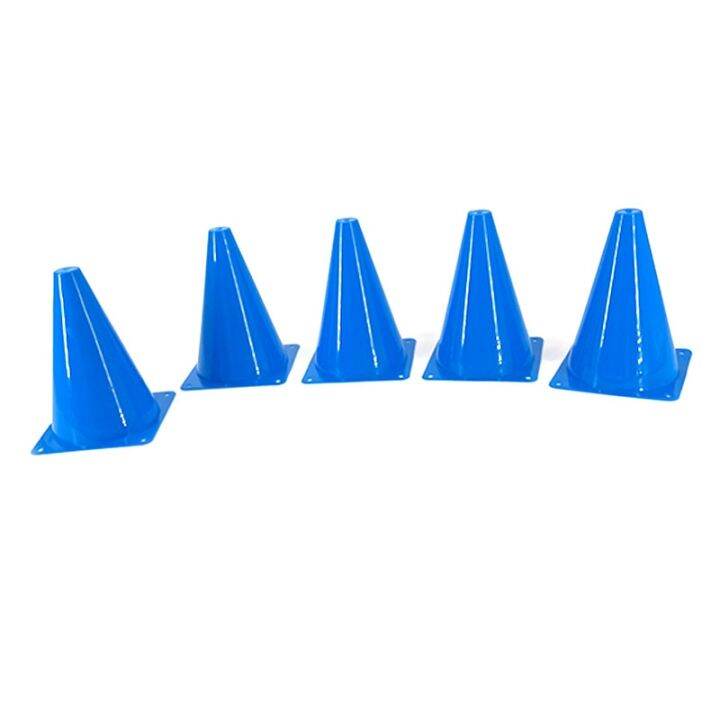 5pcs18cm-sign-bucket-6inch-barrier-football-road-flat-training-cone-roller-pile-springback-marking-cup-symbol-sports-accessories