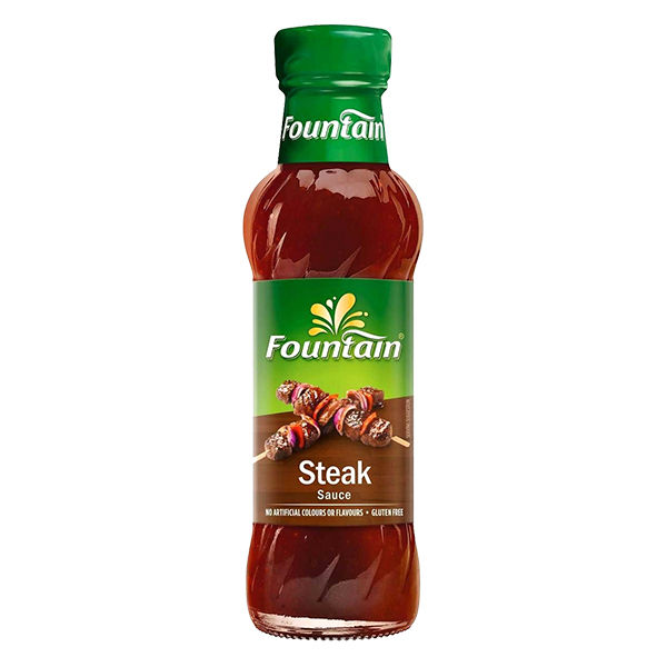 Fountain Steak Sauce 250g. ฟาวน์เท่น สเต็กซอส 250มล. (1124)