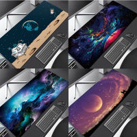 Universe Computer Mouse Pad XL Solar System Gaming Gamer Mat Space Large Mousepad for Keyboard Deskmat Starry Sky 900x400MM XXL Playmat