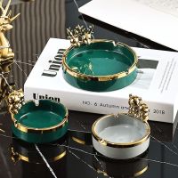 hot！【DT】﹍▩  Luxury Ashtray Room Decoration Cartoon Ashproof Car Crafts