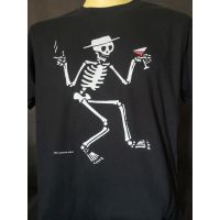 เสื้อวงนำเข้า Social Distortion Skelly Skeleton Mike Ness Punk Rockabilly Psychobilly Misfits Style Vintage Gildan ทุกวัน Yuedpao