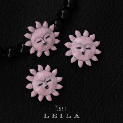 Leila Amulets พระอาทิตย์ พลิกดวง ห่มโลก Baby Leila Collection สีชมพู (พร้อมกำไลหินฟรีตามรูป)