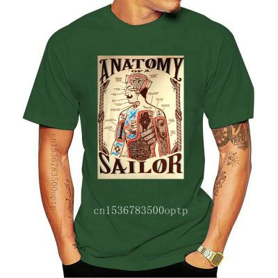 New T SHIRT ANATOMY OF A SAILOR SEGLER SAILING SEGELN BOOT YACHT BOAT ACCartoon t shirt men Uni 2021 Fashion tshirt free ship