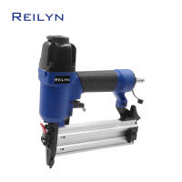 Reilyn F50ปืนยิงตะปู18Ga เสร็จเครื่องยิงตะปู25-50มมเครื่องมืองีบนิวเมติกเบาะตกแต่งเครื่องยิงตะปูเครื่องทำโครงเล็บลม