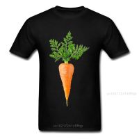 Carrot With Big Leaves On Sale Short Sleeve Design T Shirts 100% Cotton Crew Neck MenS Tops T Shirt Clothing Shirt Autumn