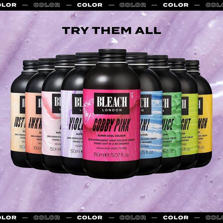 BLEACH LONDON Super Cool Colour SemiPermenant Hair Colour Cream 150ml