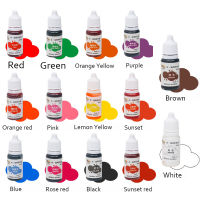 14Colorsset Edible Pigment 10ML Ice Cream Cake Food Coloring Ingredients Cake Fondant Baking Cake Edible Color Pigment Tools