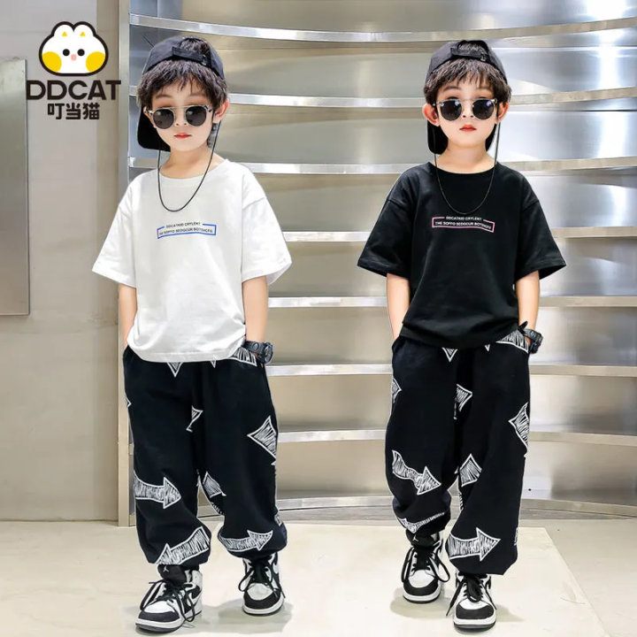 BIU Children's Fashion 2PCS（Tops+Pants）High Quality Korean Shorts for