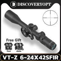 DISCOVERY VT-Z 6-24X42SFIR พร้อมล้อ ด้านข้างระยะไกลโฟกัสด้านข้างกระจกแกะสลักตาข่าย (จัดส่งจากกรุงเทพฯ ของขวัญฟรีรางยึด 11 มม. และ 20 มม.)