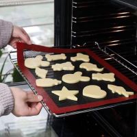 ☂♟✔ Oven Mat Non-stick Perforated Silicone Baking Mat Heat Resistant Oven Sheet Cookie Bread Macaron Bakeware Kitchen Baking Tool