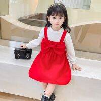 [COD] 2022 Girls Clothing 2-piece Korean Childrens Fashionable Skirt 5 Baby Western-style