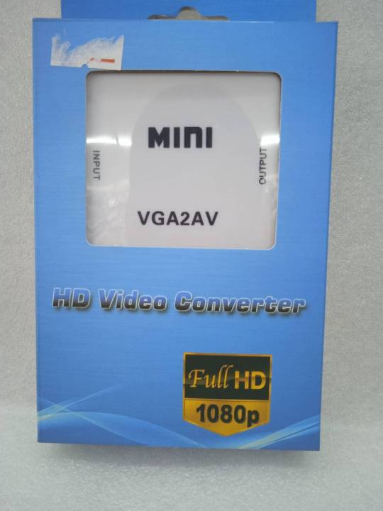 อะแดปเตอร์vga-2av-กล่องแปลงvga-to-av-ตัวแปลงvga-สายแปลงvgaตัวแปลงav-กล่องทีวี-กล่องเอวี-ตัวแปลงสัญญานทีวี