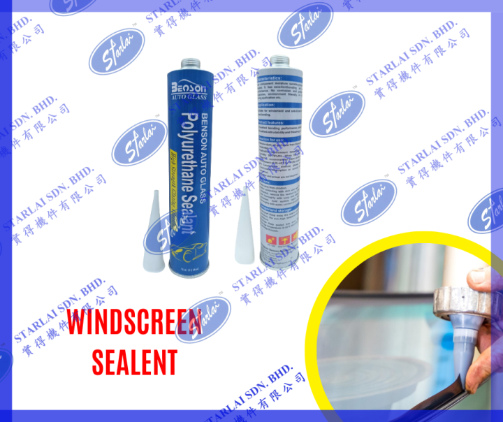 BENSON AUTO GLASS WINDSCREEN SEALANT BLACK 310ML Lazada