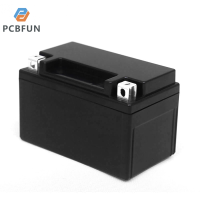 pcbfun กล่องพลาสติกแบบพิเศษสำหรับแบตเตอรี่ลิเธียมกล่องพลาสติกแบบฝังเคสโทรศัพท์พลาสติกแบตเตอรี่ลิเธียม12V7-1A รถจักรยานยนต์