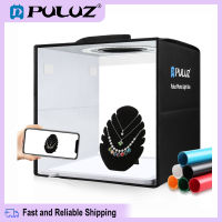 PULUZ กล่องเต๊นท์ถ่ายภาพไฟสตูดิโอแสงแหวนพับ30ซม. พร้อมแผงหลอดไปใช้ในห้องฉุกเฉิน