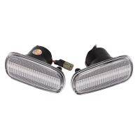 6x Car Dynamic Side Marker Light LED Turn Signal Light for Lexus IS200 300 LS430 Toyota Prius 1999-2005 Clear