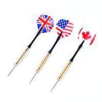 3pcs Professional Coppers Dart Needle Plating Darts With Dart Flight Sport Steel Needle Tip Darts Throwing Game Toys Copper NEW