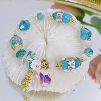 【cc】♘✈▥  sisiJapan and South Korea fresh holiday style starfish bracelet for women natural stone beaded bracelets