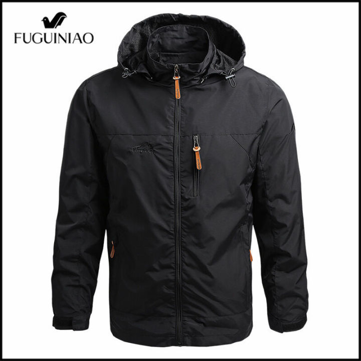 fuguiniao-คลุมด้วยผ้า-windproof-ภูเขากลางแจ้งตั้งแคมป์แจ็คเก็ตแฟชั่นปีนหน้าผาระบายอากาศ