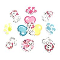 38 pcs Cat Cute Cartoon Waterproof Stickers for NotebookDiaryAlbum