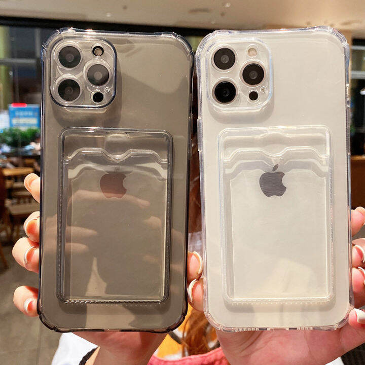 CrashStar Khe Cắm Thẻ Chống Sốc Trong Suốt Ốp Điện Thoại Dành Cho iPhone 14 13 Crashstar Khe Cắm Thẻ Chống Sốc Trong Suốt Ốp Điện Thoại Dành Cho Iphone 14 13