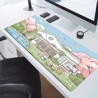 Deskmat Rabbit Keyboard และ Mouse Pad ชุดเล่นเกมแล็ปท็อป Kawaii Table Computer อุปกรณ์เสริม Table Computer Mouse Pad