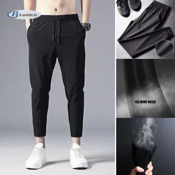 Unisex Fast Dry Stretch Pants, Ice Silk Breathable Quick Dry Casual Hiking  Joggers, Summer Drawstring Sweat Pants with Pocket (3XL, Black Straight  Pants) : : Clothing, Shoes & Accessories