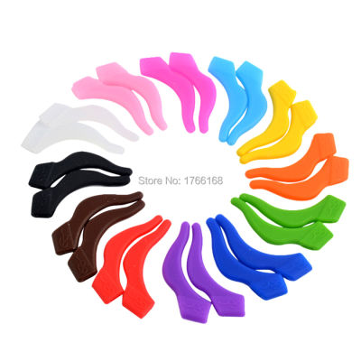 100pairs(200pieces) Colorful Silicone Anti-slip Holder For Glasses Accessories Ear Hook Sports Eyeglass Temple Tip Free Shipping