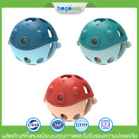 Hogokids ของเล่นเด็กกระดิ่งบอล ลูกยางกัดซิลิโคนสำหรับเด็ก ของเล่นเด็ก0-12เดือนของเล่นจับหลุมลูกของเล่นทารก แบบเขย่าของเล่นซิลิโคนความปลอดภัยลูกบอลภัดนุ่มของเล่นสำหรับ ทารก