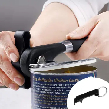 Can Opener Smooth Edge Manual Stainless Steel Safe Handy Easy Turn