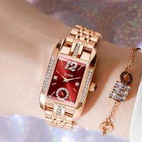 Small and exquisite womens watch authentic light luxury simple personality diamond-encrusted temperament waterproof niche brand ladies