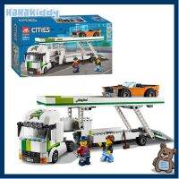 City Series 354Pcs รถ Transporter Building Blocks ใช้งานร่วมกับ Bricks 60305ของเล่นเด็กประกอบบล็อกวันหยุดของขวัญ