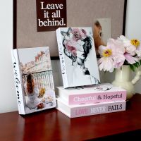 Minimalism Fake Books Room Decoration Openable for Table Ornament Hotel Prop