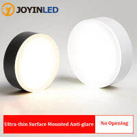 Nordic Surface Mounted Led Downlight Ultra-Thin ห้องนั่งเล่น Corridor Anti-Glare ภายนอกทางเดิน Mini เพดาน Spotlight โคมไฟ *