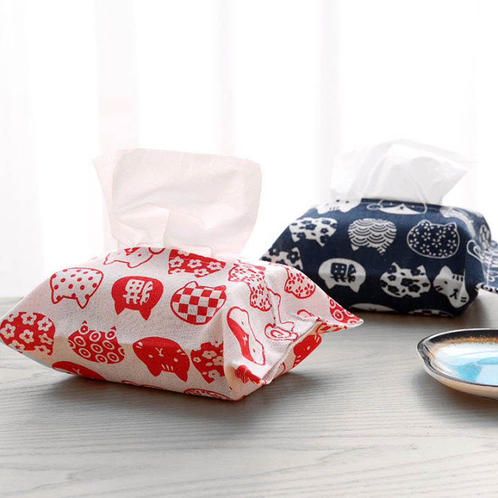 tissue-bag-nordic-style-fabric-cotton-linen-box-napkin-creative-car-bathroom-living-room-paper-environmentally