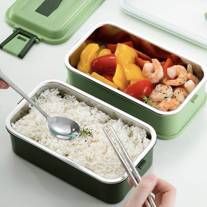 【MISICHAO】Thermal Lunch Box Keep Warm 304 Stainless Steel Bento With