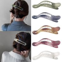 ✧◇ Candy Color Seamless Duckbill Clips Large Size Transparent Hair Clips Women Makeup Face Wash Hairpins Headwear Hair Accessories