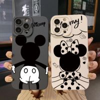 【On Clearance】เคสโทรศัพท์มือถือ ขอบสี่เหลี่ยม ลายมิกกี้ มินนี่เมาส์ สําหรับ iPhone 14 Plus 13 Pro Max 12 iPhone 11 XR 8 7 SE 2022