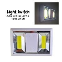 ไฟ COB ติดตู้ ทางเดิน Light Switch COB LED KL-1705 ติดในตู้เสื้อผ้าห้องนอนและพื้นที่ใช้สอย (ใช้ถ่าน AAAx4 ก้อน ) 150ลูเมน