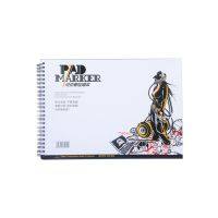 34 Sheet A3A4A5 Professional Marker Paper Spiral Sketch Notepad Book Painting