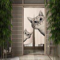 Fashion 2023 Cat door belt funny door decoration room door eat curtain partition curtain hanging door enter kitchen set curtain half curtain