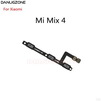 vfbgdhngh 10PCS/Lot For Xiaomi Mi Mix 4 MIX4 Power Button On / Off Volume Mute Switch Button Flex Cable