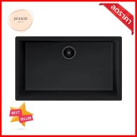 ซิงค์ฝัง 1 หลุม METRIX TEM100BL สีดำBUILT-IN SINK METRIX TEM100BL 1B BLACK **จัดส่งด่วนทั่วประเทศ**