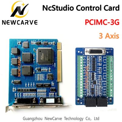 ▧❁ 3 Axis Nc Studio 3G Motion Control Breakout Board Control System PCIMC-3G For CNC Router 5.4.88 5.4.96 Version NEWCARVE