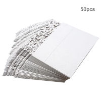 50pcs Birthday Guest Name Paper Table Setting Party For Wedding Writable Printable DIY Foldable Festival Christmas Blank Place Card