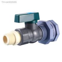 ┇ Rain Barrel Diverter Kit Water Barrel Spigot PVC 3/4 Fittings Ball Valve Garden Faucet Connector Faucet Adapter For Water Tanks