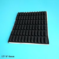 144Pcs 13x4x4MM Silicone Rubber Feet Pads Furniture Gel Adhesive Bumpers Pads Furniture Cabinet Stopper Shock Absorber Anti-Slip Decorative Door Stops