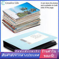 【Creative Life Store+จัดส่งฟรี】64 กระเป๋า Mini Picture Case Storage 3 นิ้ว Mini อัลบั้มรูปพาราลอยสำหรับ Fujifilm7s/8/25/50 s/90 กรณีภาพเก็บ